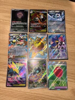 Pokémon Hit Lot – EXs, Full Arts & Trainers (9 Cards)